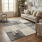 Santiago Carved Abstract Rug - Tile Beige