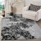 Serenity Metallic Abstract Rug - Sprayed Black