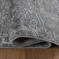 Serenity Metallic Abstract Rug - Lines Grey