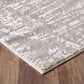 Serenity Metallic Abstract Rug - Lines Grey