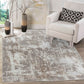 Serenity Metallic Abstract Rug - Acrylic Stone