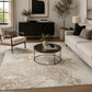 Serenity Metallic Abstract Rug - Sprayed Black