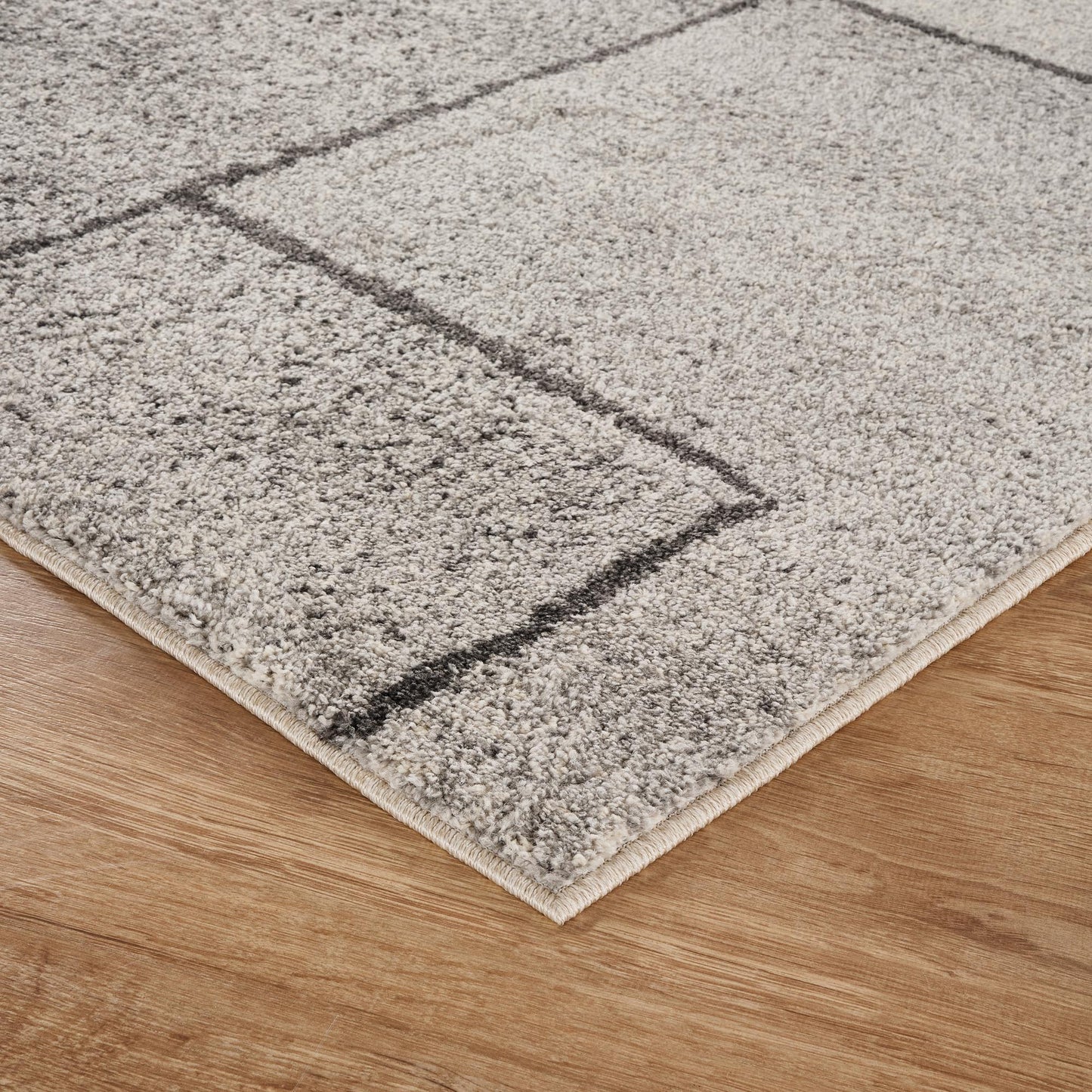 Rhodes Neutral Geometric Rug - Sketch Sage