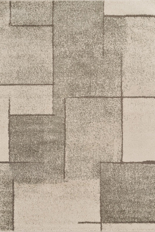 Sage Green Rhodes Sketch geometric rug, flat portrait view