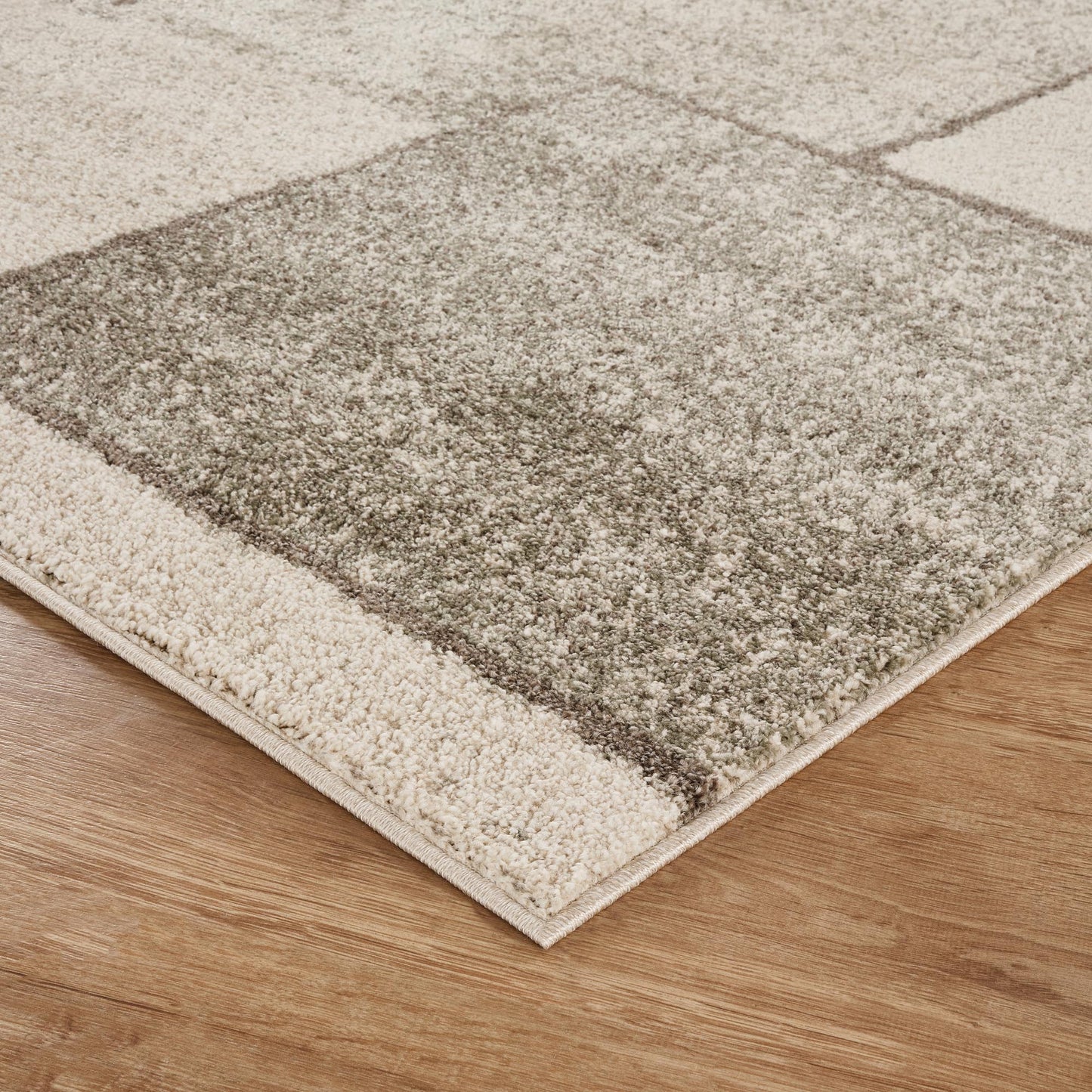 Rhodes Neutral Geometric Rug - Sketch Sage