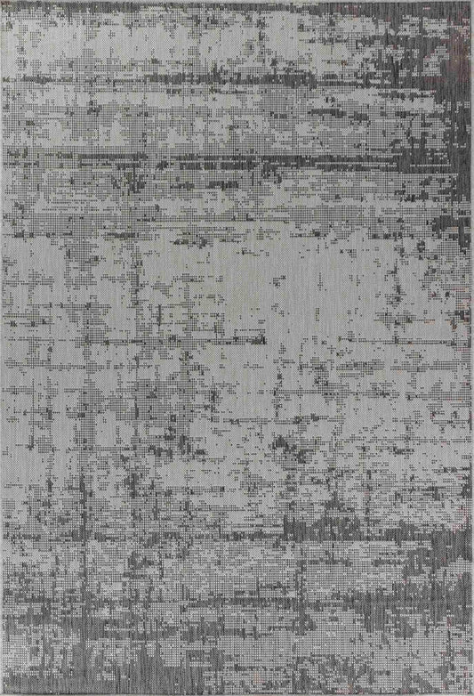 Sky Abstract Outdoor Rug - Dark Grey