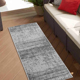 Sky Abstract Outdoor Rug - Dark Grey