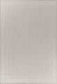 Sky Bordered Outdoor Rug - Silver