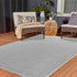 Sky Bordered Outdoor Rug - Dark Grey