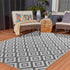 Sky Diamond Outdoor Rug - Dark Grey