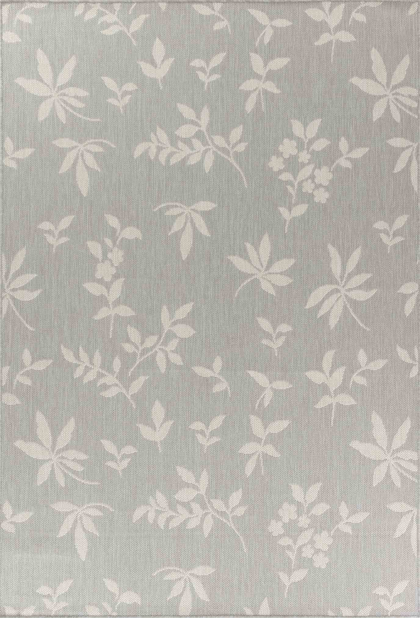 Sky Flower Outdoor Rug - Silver