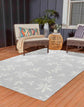 Sky Flower Outdoor Rug - Silver