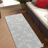 Sky Flower Outdoor Rug - Silver