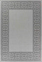 Sky Greek Key Outdoor Rug - Dark Grey
