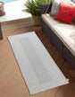 Sky Greek Key Outdoor Rug Silver