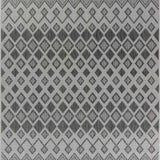 Sky Rhombus Outdoor Rug - Dark Grey