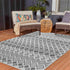Sky Rhombus Outdoor Rug - Dark Grey