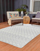 Sky Rhombus Outdoor Rug - Silver