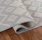Sky Rhombus Outdoor Rug - Silver