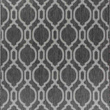 Sky Trellis Outdoor Rug - Dark Grey