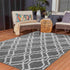 Sky Trellis Outdoor Rug - Dark Grey
