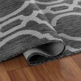 Sky Trellis Outdoor Rug - Dark Grey