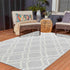 Sky Trellis Outdoor Rug - Silver