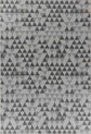 Sky Triangle Outdoor Rug - Dark Grey