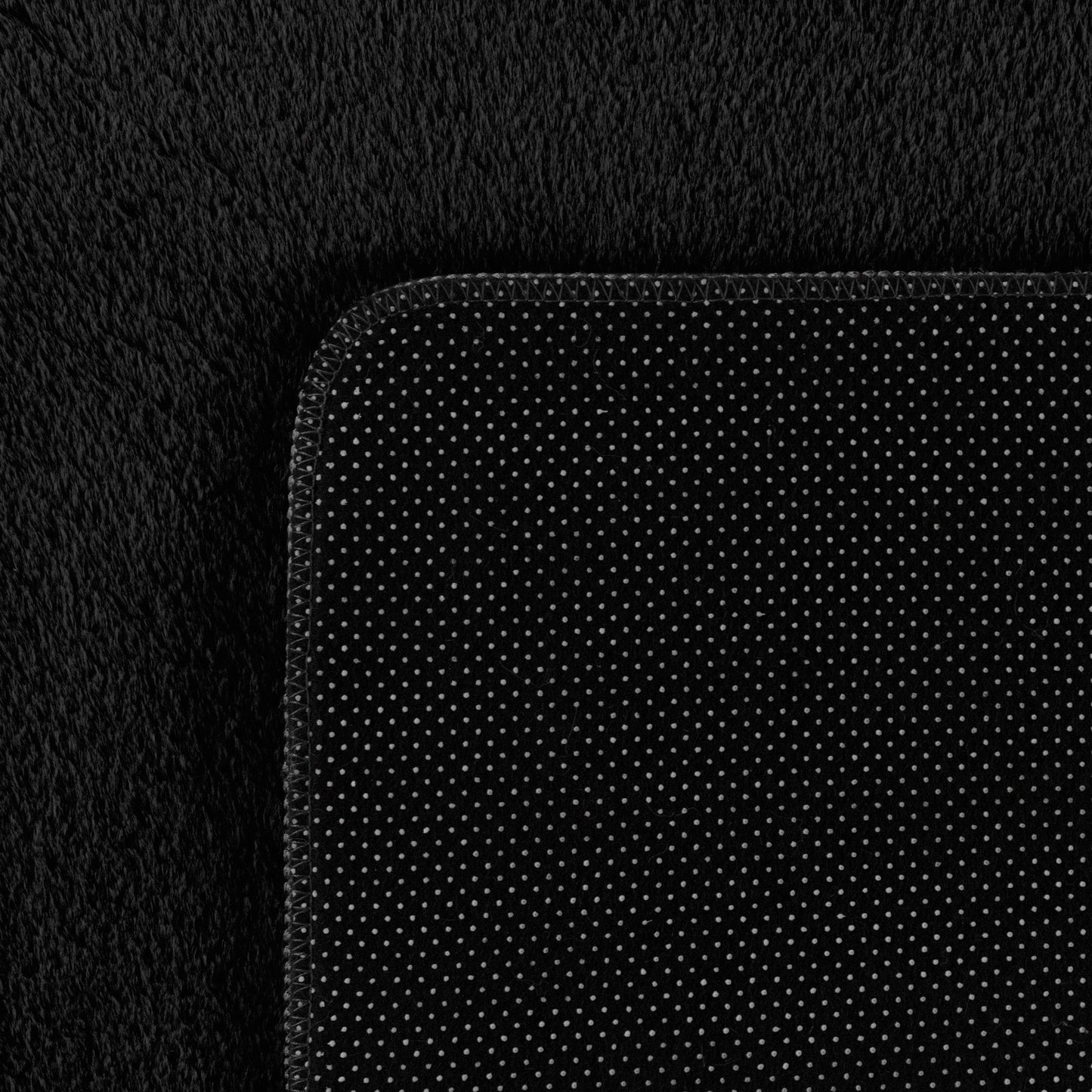 Snuggly Soft Washable Rug - Black