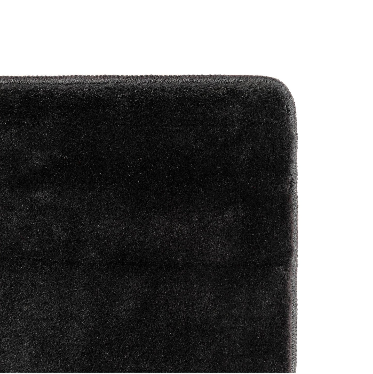 Snuggly Soft Washable Rug - Black