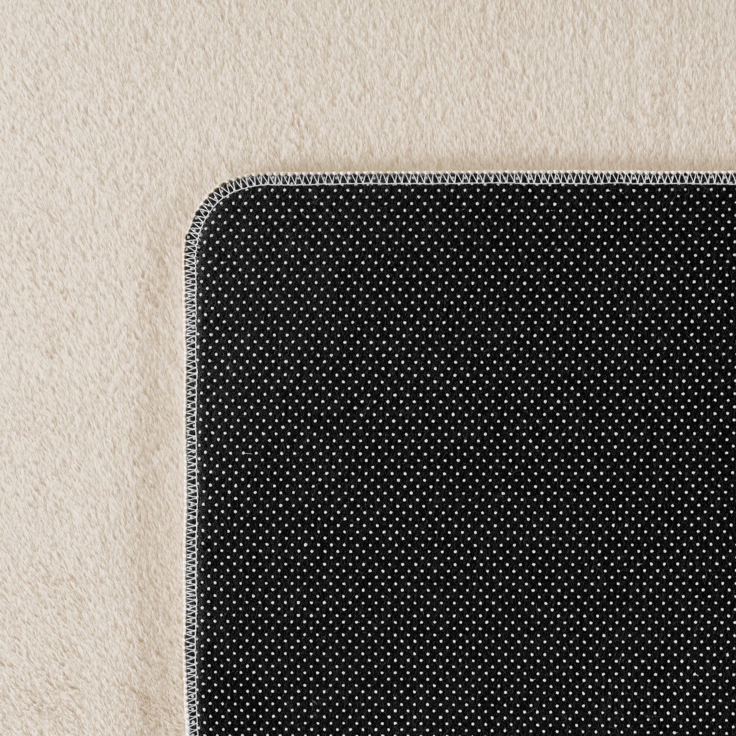 Snuggly Soft Washable Rug - Black