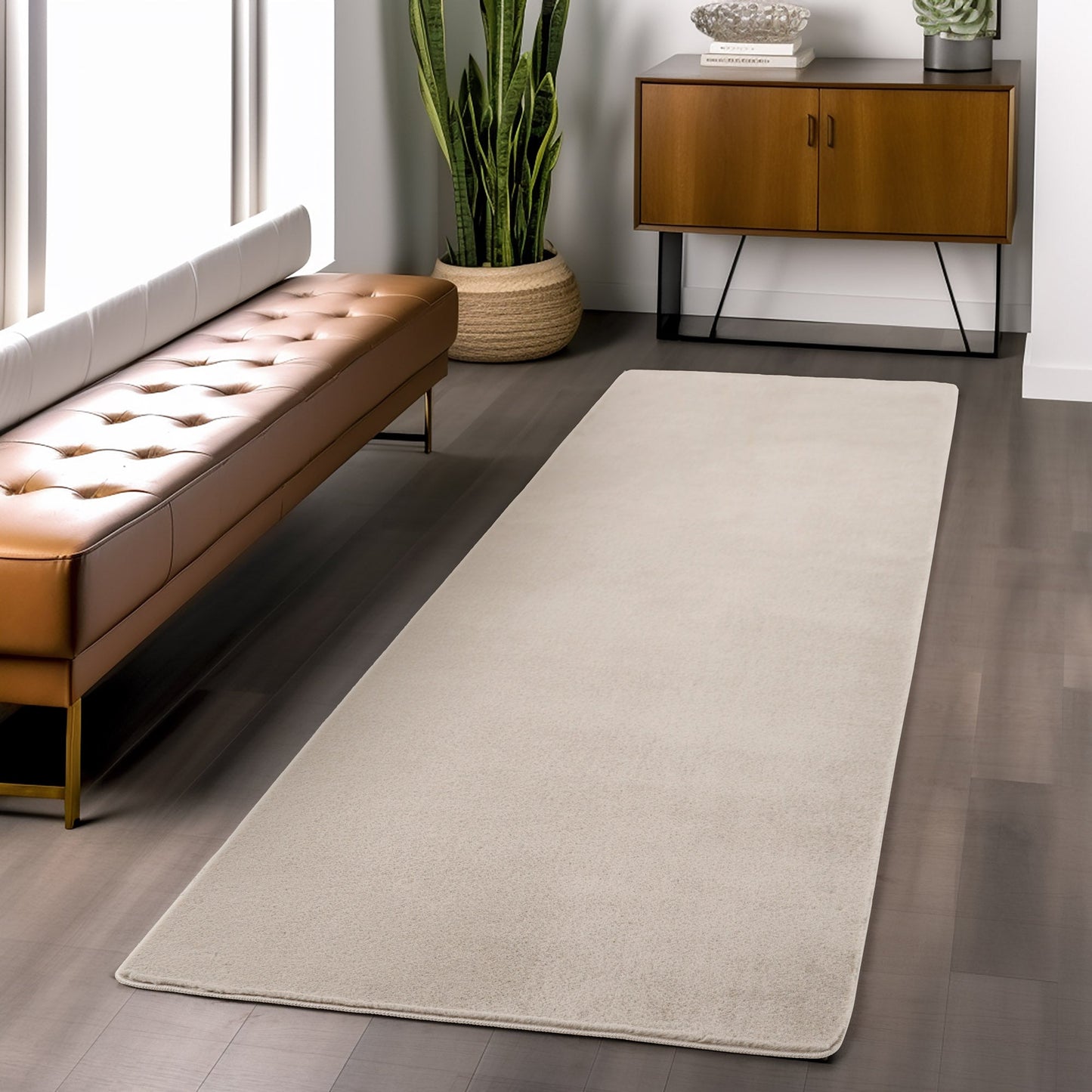 Snuggly Soft Washable Rug - Black
