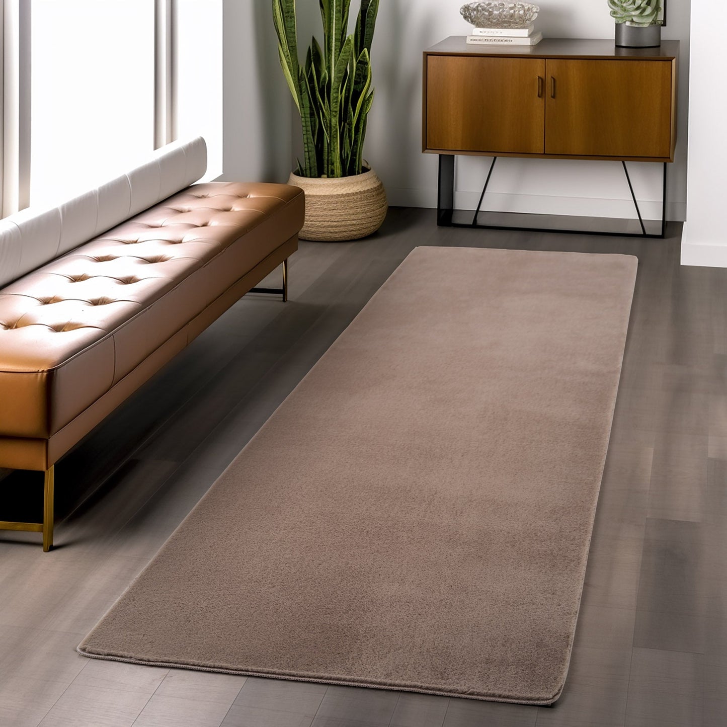 Snuggly Soft Washable Rug - Black