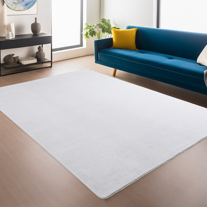 Anthracite Snuggly washable rug, in a room setting 2