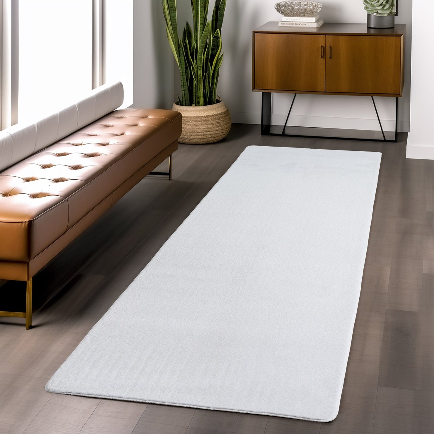 Snuggly Soft Washable Rug - Black