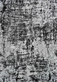 Serenity Metallic Abstract Rug - Lines Grey