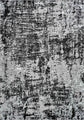Serenity Abstract Lines Rug - Black