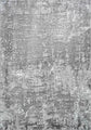 Grey Serenity Lines abstract rug, flat portrait view