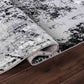 Serenity Abstract Acrylic Rug - Black