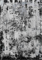 Serenity Abstract Acrylic Rug - Black