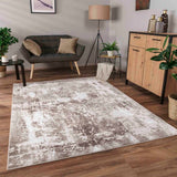 Serenity Abstract Acrylic Rug - Stone