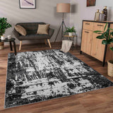 Serenity Abstract Abrasion Rug - 160x230 cm