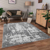 Serenity Abstract Abrasion Rug - 160x230 cm