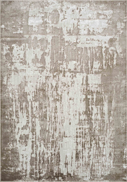 Stone Serenity Abrasion abstract rug, flat portrait view