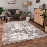 Serenity Abstract Abrasion Rug - 160x230 cm