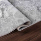Serenity Abstract Waterflow Rug - Grey