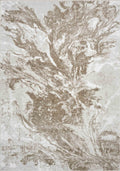 Serenity Metallic Abstract Rug - Water Flow Stone