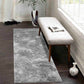 Serenity Abstract Sprayed Rug - Grey