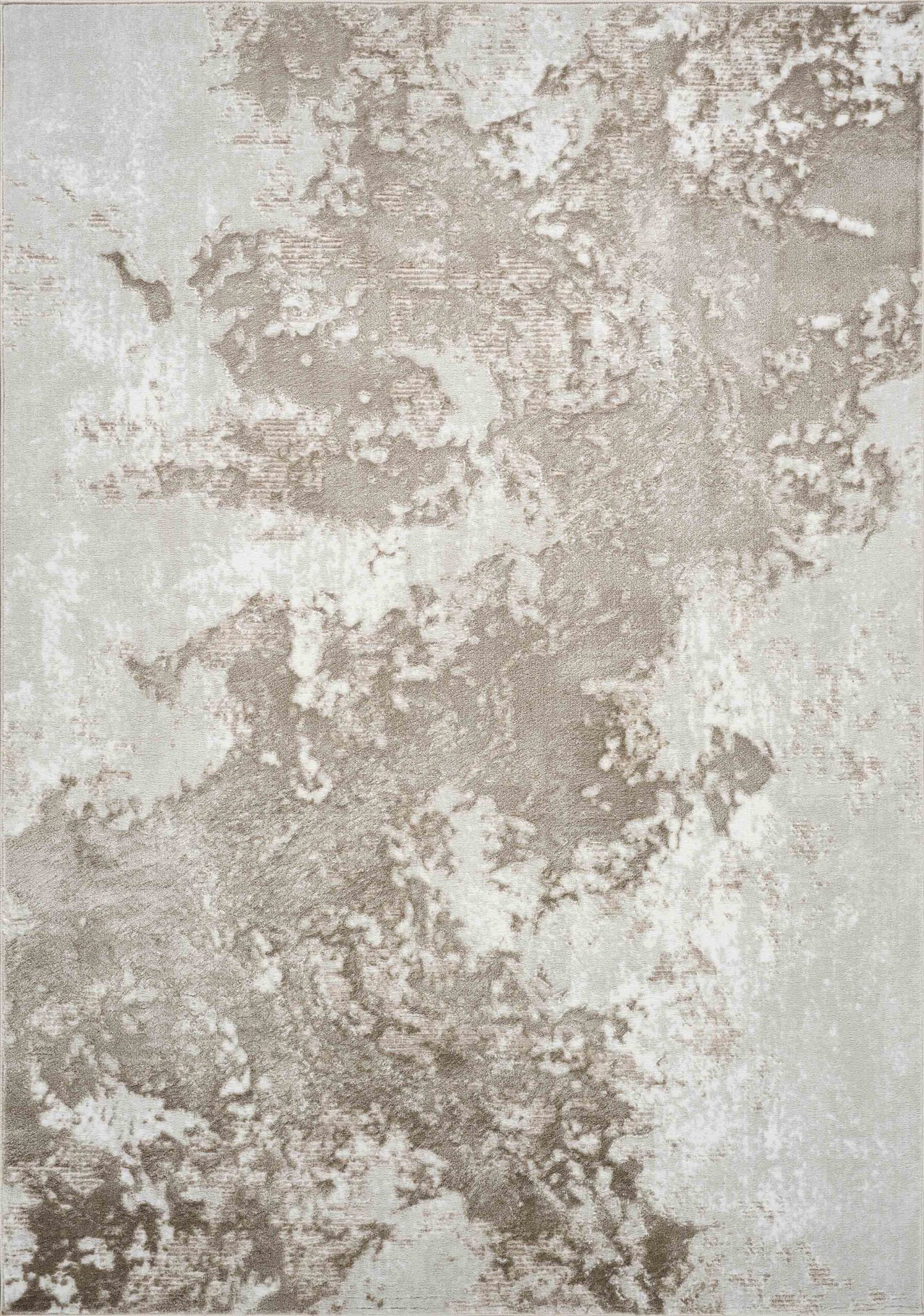 Serenity Metallic Abstract Rug - Sprayed Black