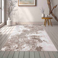 Serenity Abstract Sprayed Rug - Stone